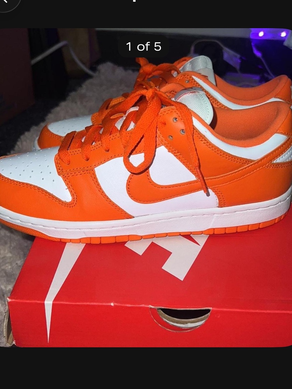 Orange Nike Dunks